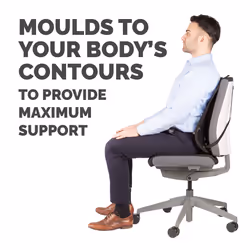 Fellowes Back Support for Office Chair - Office Suites Mesh Back Support with Mesh Fabric - H51.28 x W43.97 x D14.13cm - Additional view 4