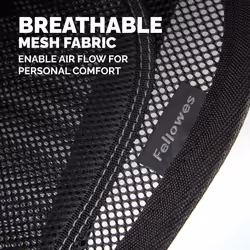 Fellowes Back Support for Office Chair - Professional Series Mesh Office Chair Back Support - Easy To Attach - H19.53 x W30.32 x D36.99cm - Additional view 5