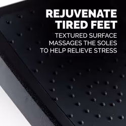 Fellowes Foot Rest Under Desk - Professional Series Ultimate Foot Support Ergonomic Foot Rest with 3 Height Adjustments & Massage Surface - Foot Rest Stool for Office & Home - Black - Additional view 5