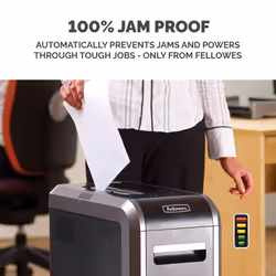 Fellowes Paper Shredder 125i 18 Sheet Strip Cut Shredder with 53 Litre Bin High Security P2 - Additional view 4