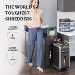 Fellowes Powershred 99Ci paper shredder Cross shredding 23 cm Black, Grey - Additional view 8