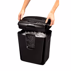 Fellowes Powershred M-8C paper shredder Cross shredding 23 cm Black