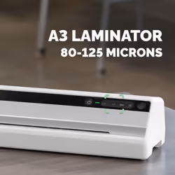 Fellowes A3 Laminator Machine Saturn A4 Laminating Machine 80 to 125 Micron 10 A4 Laminating Pouch Starter Pack Included - Additional view 4