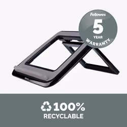 Fellowes Laptop Stand for Desk - I-Spire Quick Lift Adjustable Laptop Stand for the Home and Office - Portable Laptop Stand with 7 Height Adjustments - Max Monitor Size 17", Max Weight 4KG - Black - Additional view 7