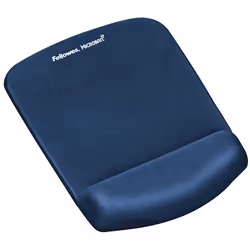 Fellowes Mouse Mat Wrist Support - PlushTouch Mouse Pad with Non Slip Rubber Base & Antibacterial Protection - Ergonomic Mouse Mat for Computer, Laptop, Home Office Use - Blue - Additional view 6