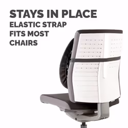Fellowes Back Support for Office Chair - Back Angel Office Chair Back Support with 7 Height Adjustments - H37.94 x W43.97 x D13.97cm - Additional view 5