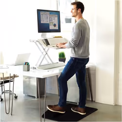 Fellowes Anti Fatigue Standing Mat - ActiveFusion Ergonomic Sit Stand Desk Mat for Use in Work or the Home Environment - H8.9 x W95.5 x D61cm - Black - Additional view 4