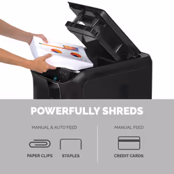 Fellowes AutoMax 600M paper shredder Micro-cut shredding 60 dB 23 cm Black - Additional view 4