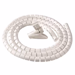 Fellowes CableZip, Cable flex tube, Floor, Plastic, White