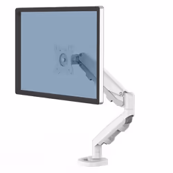 Fellowes Eppa 9683201, Clamp/Grommet, 8 kg, 101.6 cm (40"), 100 x 100 mm, Height adjustment, White