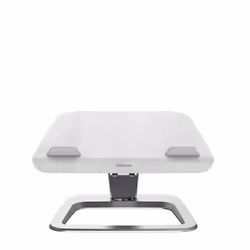 Fellowes 8064401, Laptop stand, White, Steel, Wood, 48.3 cm (19"), 4.5 kg, 102 - 406 mm