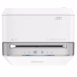 Fellowes LX Series Powershred LX21 paper shredder Micro-cut shredding Grey, White