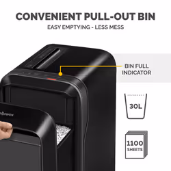Fellowes LX Series 5050401 paper shredder Micro-cut shredding 65 dB Black - Additional view 8