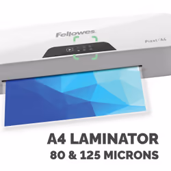Fellowes A4 Laminator Machine Pixel A4 Laminating Machine 80 to 125 Micron 10 A4 Laminating Pouch Starter Pack Included - Additional view 4