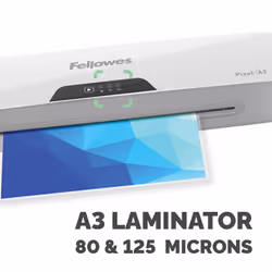 Fellowes A3 Laminator Machine Pixel A3 Laminating Machine 80 to 125 Micron 10 A4 Laminating Pouch Starter Pack Included - Additional view 4