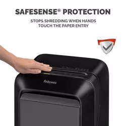 Fellowes LX Series Powershred LX210 paper shredder Black - Additional view 5