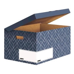 Fellowes 4484101 file storage box Cardboard Blue, White