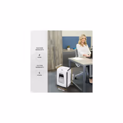 Fellowes Paper Shredder for Home Office Use - 12 Sheet Cross Cut Paper Shredder for Deskside Use - FS-12C Home Shredder with 19L Pull-out Bin
