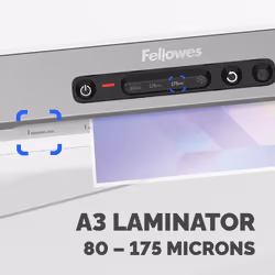 Fellowes A3 Laminator Machine Amaris A3 Laminating Machine 80 to 175 Micron 10 A4 Laminating Pouch Starter Pack Included - Additional view 5
