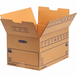 Fellowes 6203601, Storage box, Natural, Rectangular, Cardboard, Pattern, 39 L