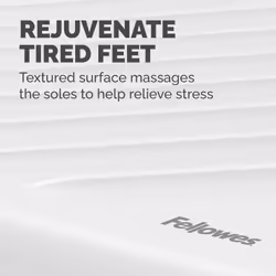 Fellowes Foot Rest Under Desk - Breyta Foot Support Ergonomic Foot Rest with Textured Surface - Foot Rest Stool for Office & Home - White - Additional view 7