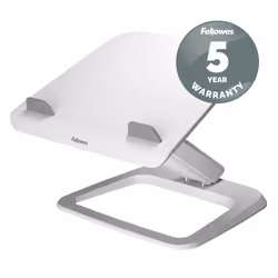 Fellowes Laptop Stand for Desk - Hana LT Laptop Stand for the Home and Office - Adjustable Laptop Stand with 3 Height Adjustments - Max Monitor Size 19", Max Weight 4.5KG - White - Additional view 8