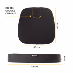 Fellowes Seat Cushion for Office Chair Breyta Comfort Seat Cushion with Coccyx Cut Out - Additional view 5