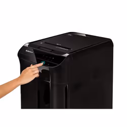 Fellowes 100135793 paper shredder Confetti shredding Black - Additional view 3