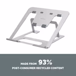 Fellowes Laptop Riser Alumia Portable Laptop Stand Max Size 15 inch Max Weight 5kg Silver - Additional view 7