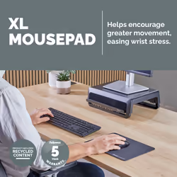 Fellowes Earth Series 100138995 mouse pad Black - Additional view 2
