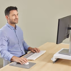 Fellowes Keyboard Wrist Rest Breyta Keyboard Wrist Support with Antibacterial Protection Ergonomic Wrist Support Grey - Additional view 4