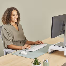 Fellowes Keyboard Wrist Rest Breyta Keyboard Wrist Support with Antibacterial Protection Ergonomic Wrist Support Sage - Additional view 4