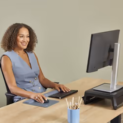 Fellowes Keyboard Wrist Rest Breyta Compact Keyboard Wrist Support with Antibacterial Protection Ergonomic Wrist Support Marine - Additional view 4