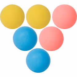 Martin Kilpatrick Fun Table Tennis Balls - 6 Pack - 40mm Ping Pong Bal