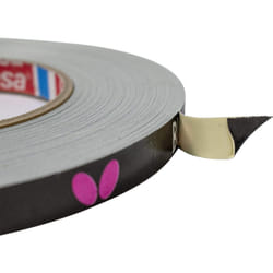 Butterfly Side Tape Black/Magenta - 12mm Width - Side Tape to Protect The Edges of Your Table Tennis/Ping Pong Paddles - Available in 1m (2 Rackets)