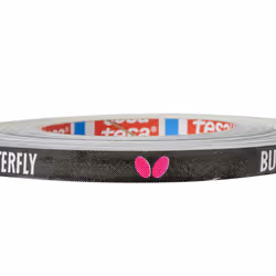 Butterfly Side Tape - 9 mm Width - Black and Magenta - Side Tape to Protect The Edges of Your Table Tennis/Ping Pong Paddles - Available in 1m (2 Rack