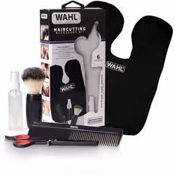 Wahl 6 Piece Haircutting Accessory Kit, Hair Cutting Set, Professional Haircut Kit with Cutting Scissors, Neck Brush, Comb, C ...