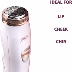 Wahl Facial Hair Remover for Women - Lip, Cheek and Chin Hair remover with Rotary Shaver