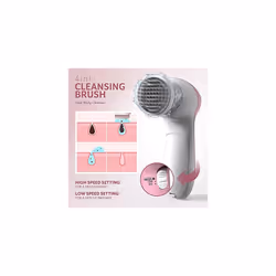 Wahl 4-in-1 Face Cleansing Brush Face and Body, Massager, Cleanser, Exfoliator, Buffer, Deep Cleansing, Eliminate Pores, Remove Black Heads, Buff Dead