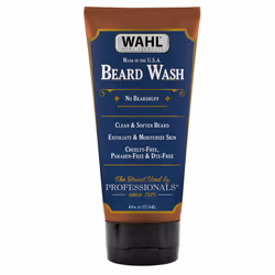 Wahl Beard Wash Face Exfoliator with Essential Oils for Moisturizing Skin Beard Hair - Manuka Oil  Meadowfoam Seed Oil  Clove ...