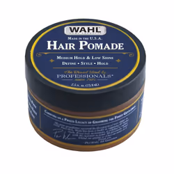 Wahl Hair Pomade for Styling with Essential Manuka/Meadowfoam Seed/Clove & Moringa Oil for Control Hold Shine - Model 805611A