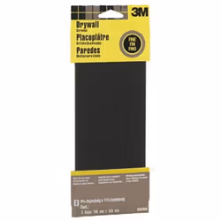 3M Fine 9089NA Drywall Sanding Screen 4 3/16in x 11 1/4 in 2-Sheet Grit 2 Count