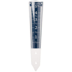AcuRite 5"""" Capacity Easy-to-Read Magnifying Acrylic  Blue (00850A3) Rain Gauge