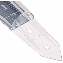 AcuRite 5"""" Capacity Easy-to-Read Magnifying Acrylic  Blue (00850A3) Rain Gauge