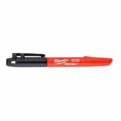 Milwaukee 48-22-3104 Inkzall Point Marker  Fine  Black  4-Pack