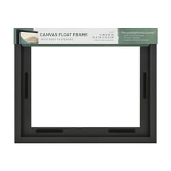 MCS Canvas Float Frames 11x14 Frame  Black Frame for Finished Canvases  Vertical & Horizontal Wall Hanging Large Frame with Adhesive for Canvas Painti