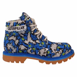 Ladies Caterpillar Casual Ankle Boots Ridge Walala P307616 - Blue, UK 4