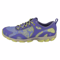 ) Ladies Merrell Trainers Hurricane Lace - UK 4.5, Light Purple/Yellow (Purple