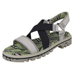 Ladies Caterpillar Open Toe Casual Sandals Ismay - White, UK 3