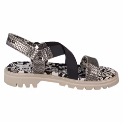 Ladies Caterpillar Open Toe Casual Sandals Ismay - Silver, UK 4